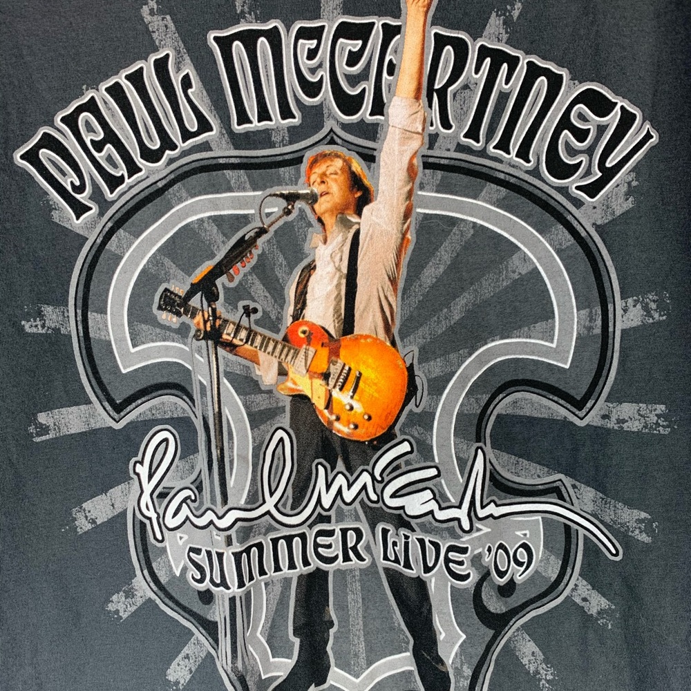 paul mccartney Summer Live ‘09 Concert Tour Shirt